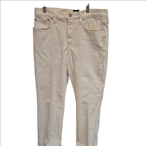 J. Crew Women's White Slim Boyfriend Jean Size 29